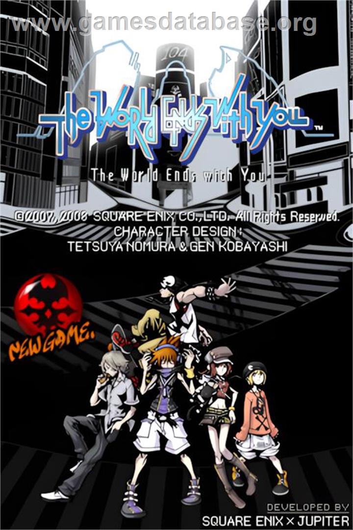World Ends With You, The - Nintendo DS - Artwork - Title Screen
