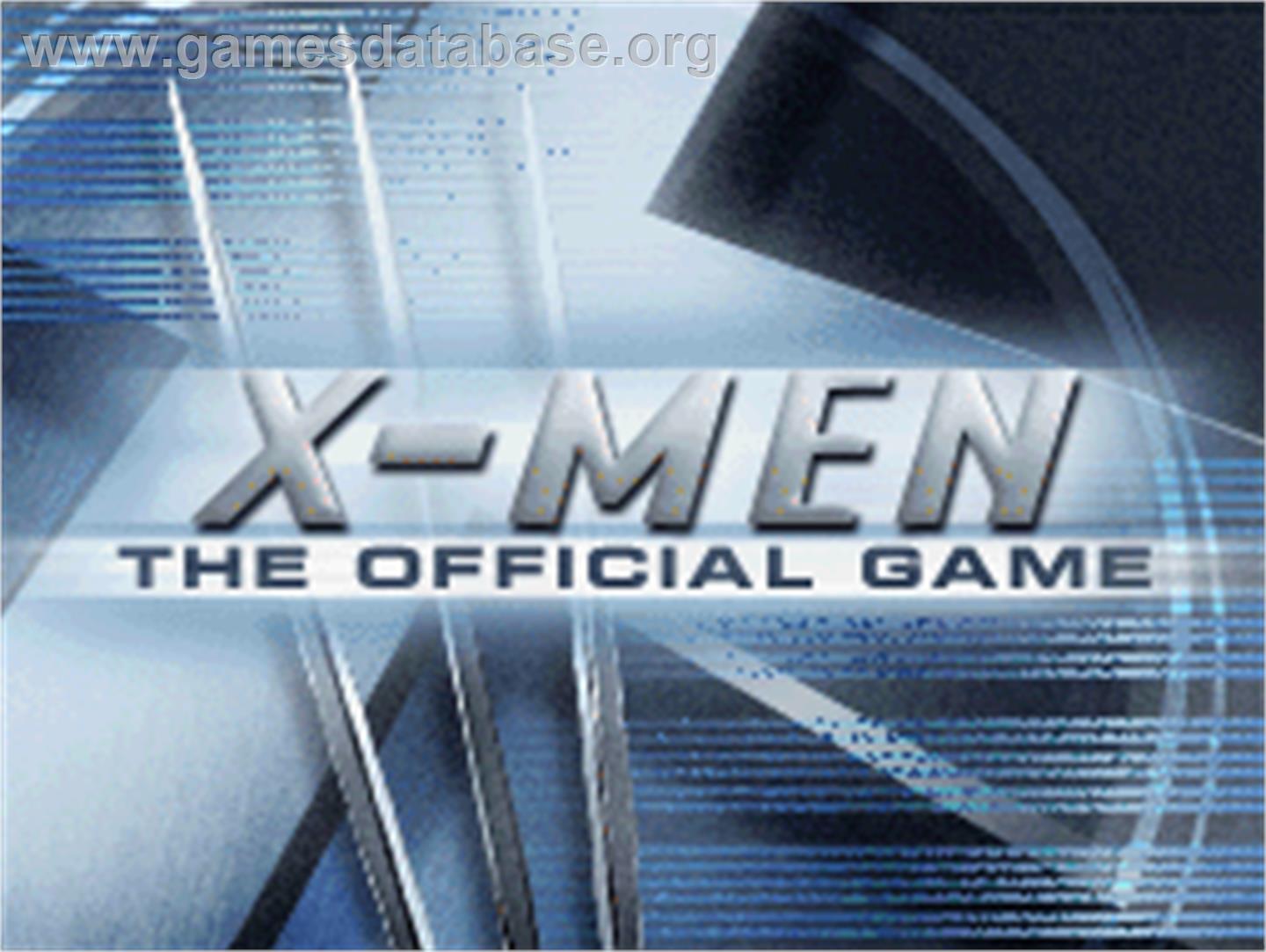 X-Men: The Official Game - Nintendo DS - Artwork - Title Screen