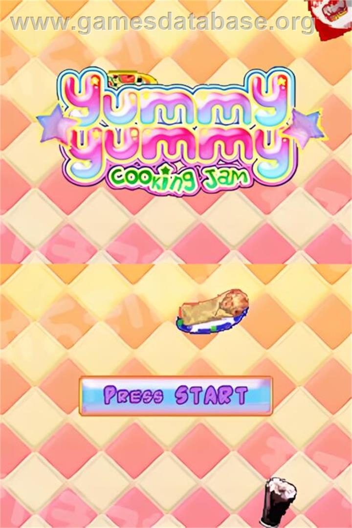 Yummy Yummy Cooking Jam - Nintendo DS - Artwork - Title Screen