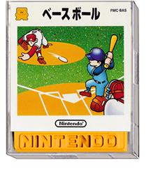 Box cover for Baseball on the Nintendo Famicom Disk System.