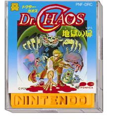 Box cover for Dr. Chaos - Jigoku no Tobira on the Nintendo Famicom Disk System.