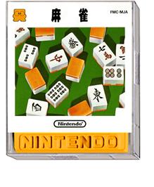 Box cover for Mahjong on the Nintendo Famicom Disk System.