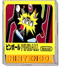 Box cover for Pinball on the Nintendo Famicom Disk System.