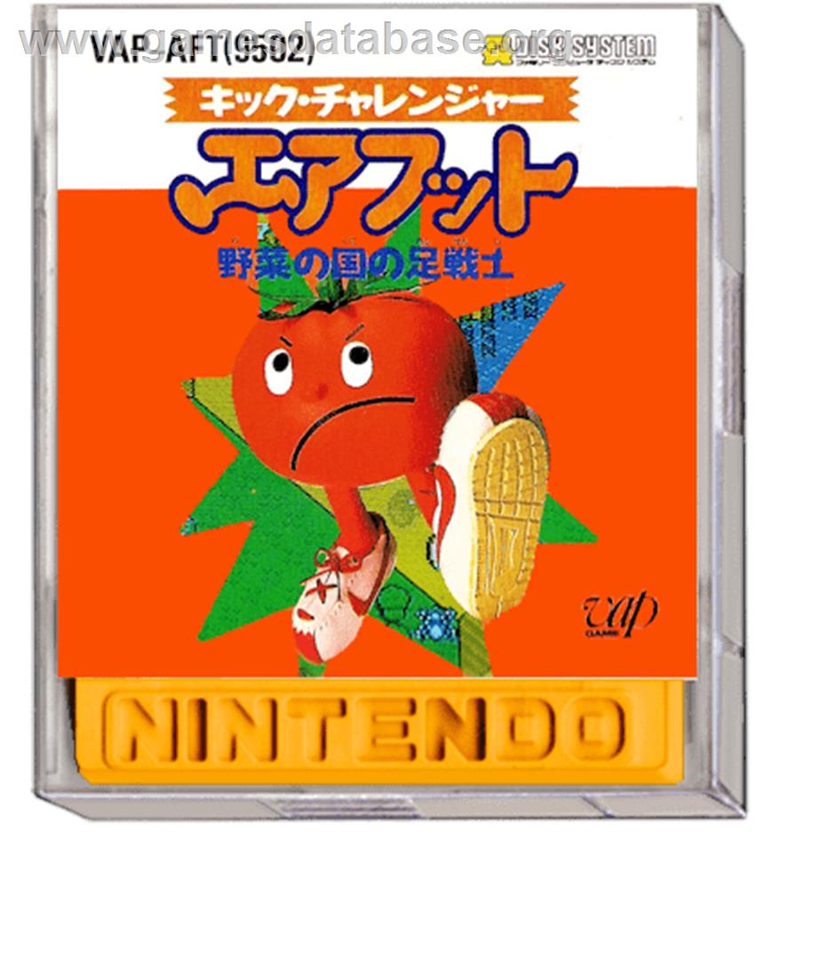 Kick Challenger Air Foot - Yasai No Kuni No Ashi Senshi - Nintendo Famicom Disk System - Artwork - Box