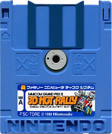 Cartridge artwork for Famicom Grand Prix II - 3D Hot Rally on the Nintendo Famicom Disk System.