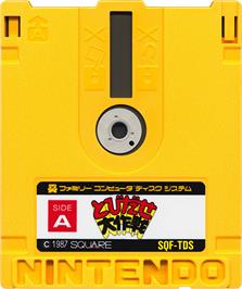 Cartridge artwork for Tobidase Daisakusen on the Nintendo Famicom Disk System.