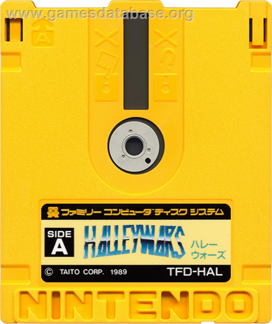 Halley Wars - Nintendo Famicom Disk System - Artwork - Cartridge
