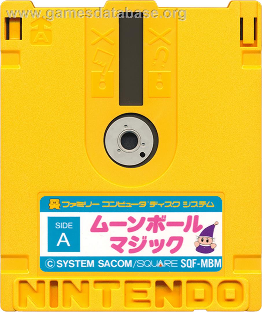 Moonball Magic - Nintendo Famicom Disk System - Artwork - Cartridge