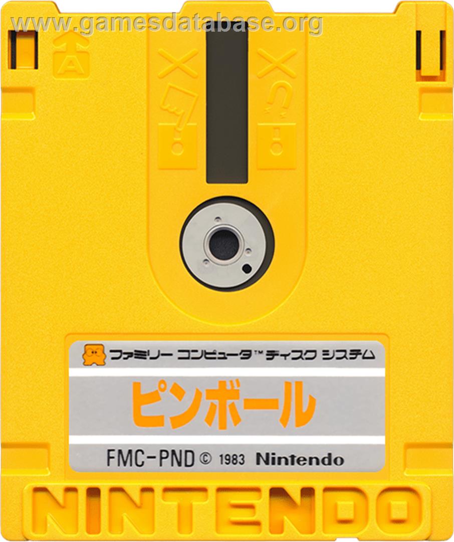 Pinball - Nintendo Famicom Disk System - Artwork - Cartridge