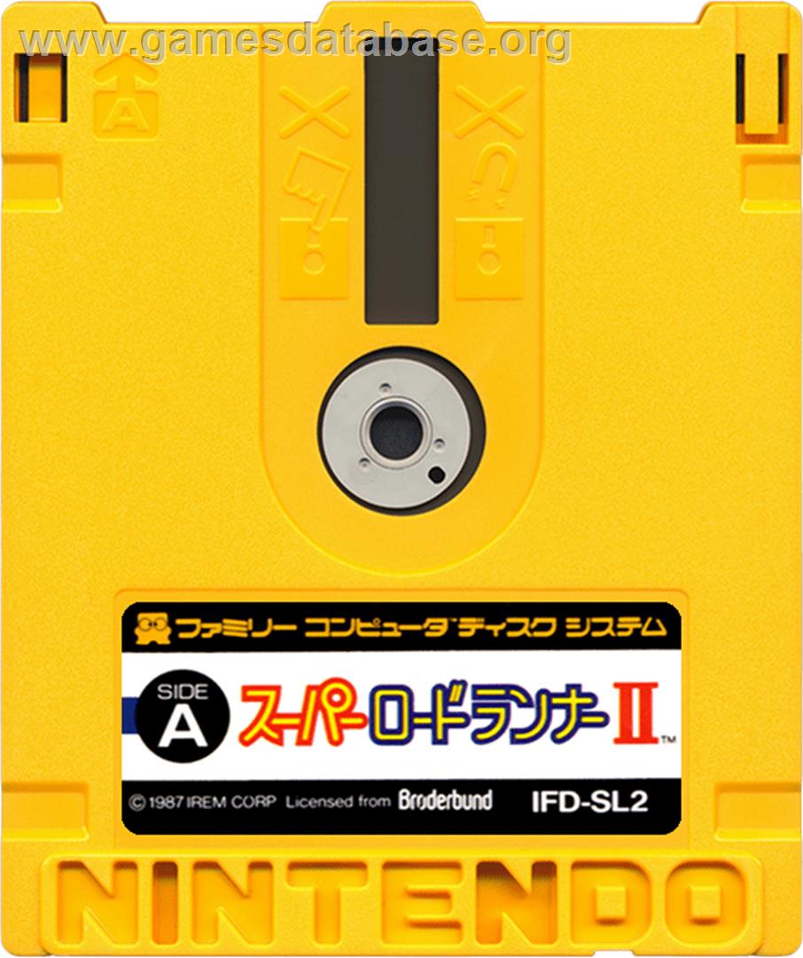 Super Lode Runner II - Nintendo Famicom Disk System - Artwork - Cartridge