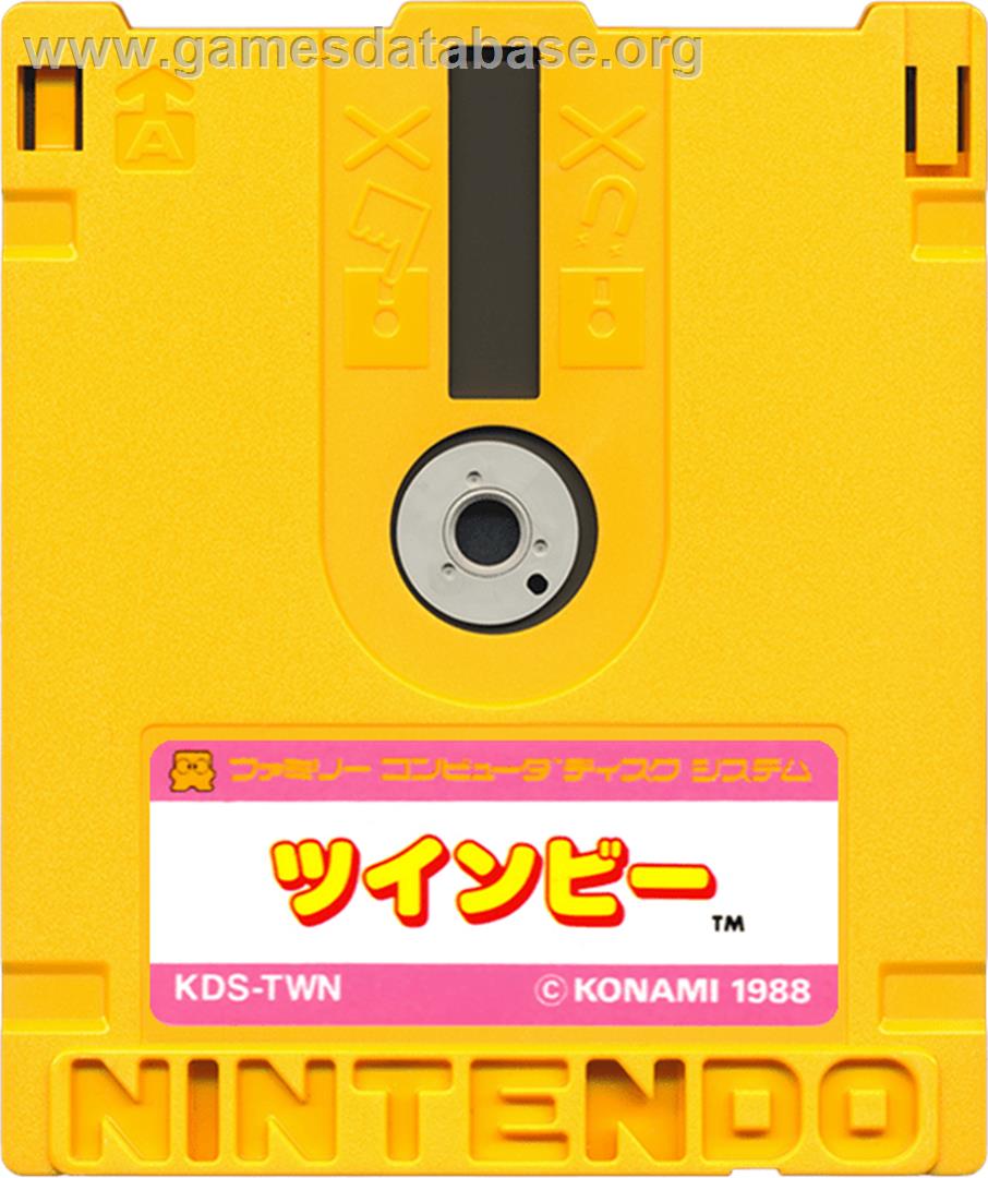 TwinBee - Nintendo Famicom Disk System - Artwork - Cartridge