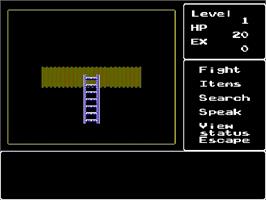 In game image of Deep Dungeon 2 - Yuushi No Monshou on the Nintendo Famicom Disk System.