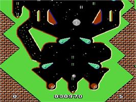 In game image of Moonball Magic on the Nintendo Famicom Disk System.