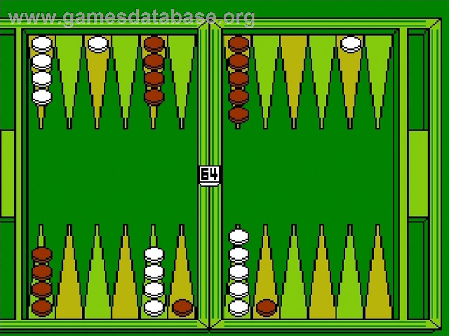 Backgammon - Nintendo Famicom Disk System - Artwork - In Game