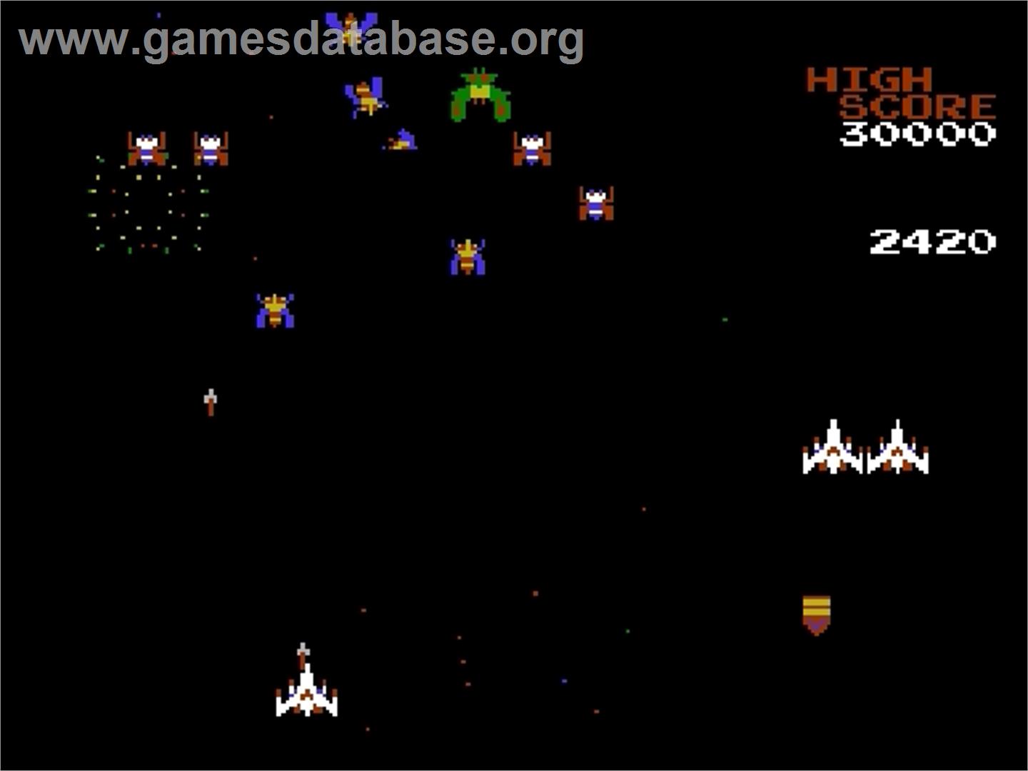 Galaga - Nintendo Famicom Disk System - Artwork - In Game