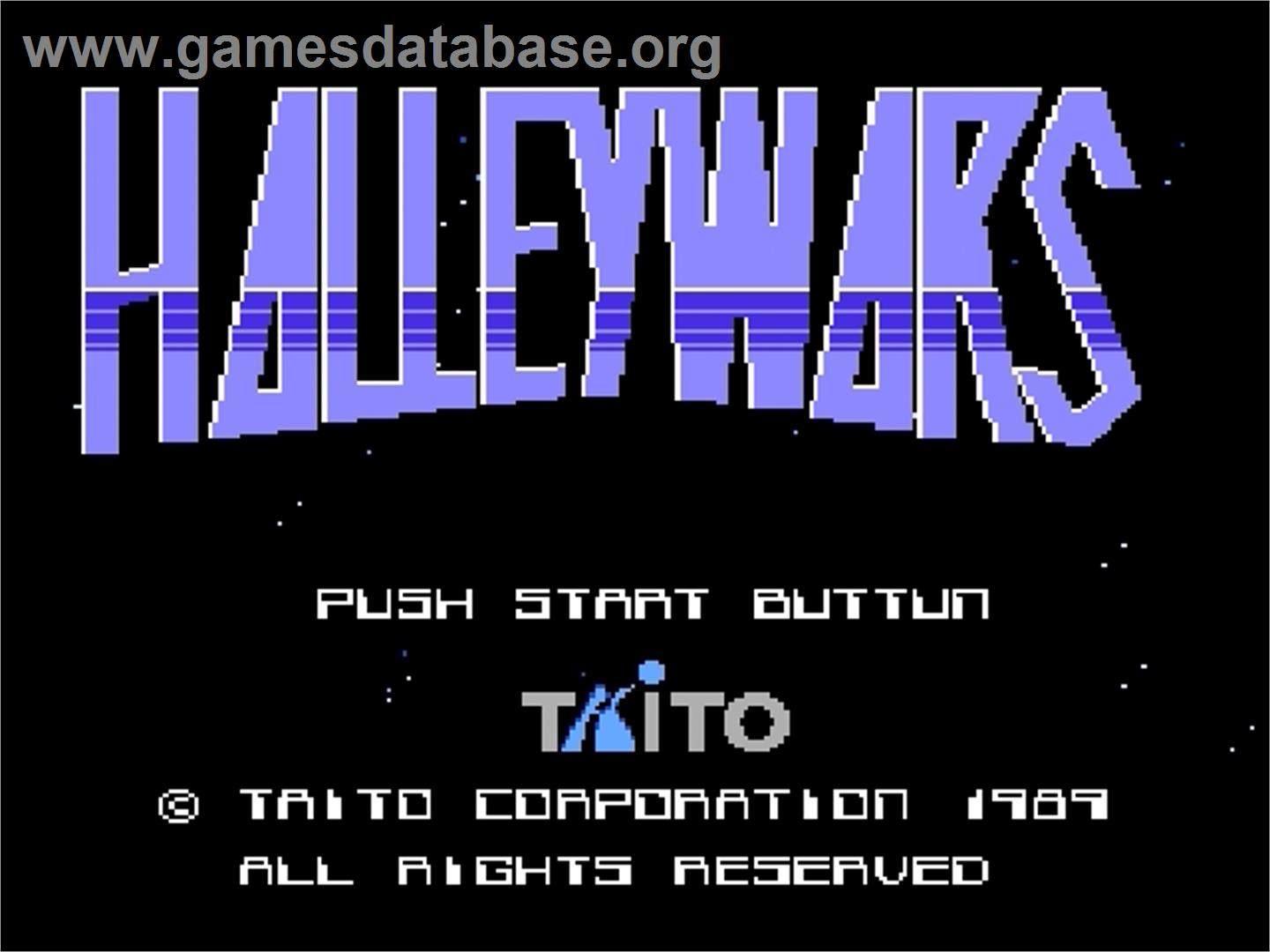 Halley Wars - Nintendo Famicom Disk System - Artwork - Title Screen