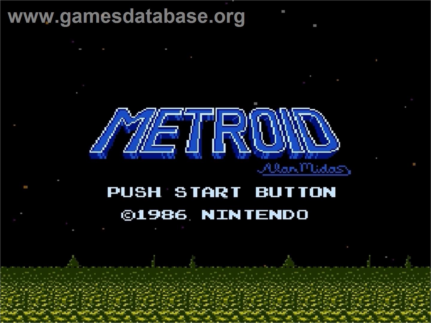 Metroid - Nintendo Famicom Disk System - Artwork - Title Screen