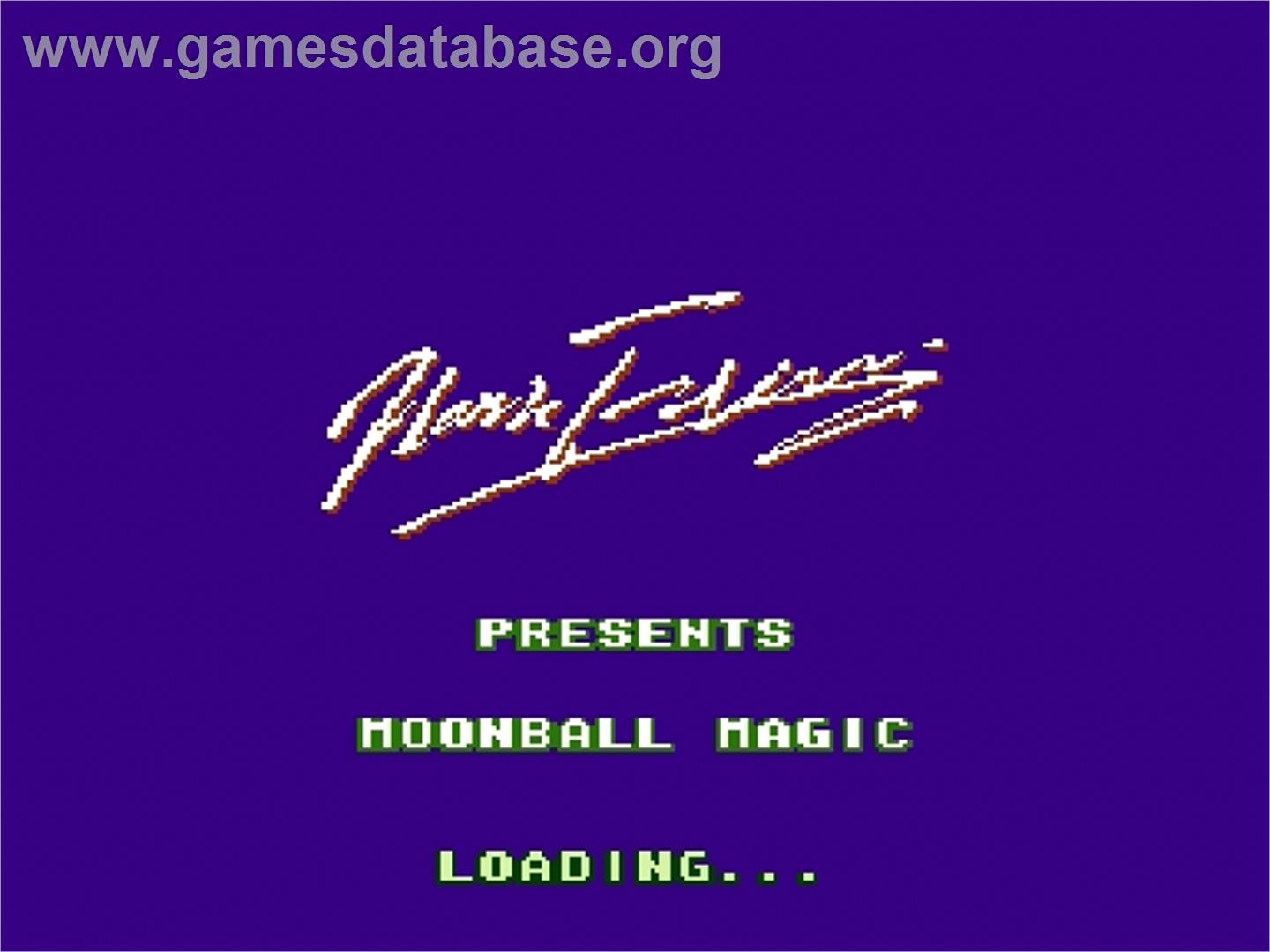 Moonball Magic - Nintendo Famicom Disk System - Artwork - Title Screen