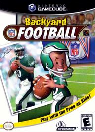 Box cover for Backyard Football on the Nintendo GameCube.