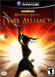 Box cover for Baldur's Gate: Dark Alliance on the Nintendo GameCube.