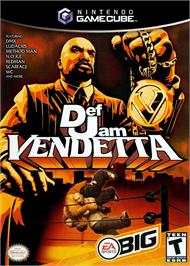 Box cover for Def Jam Vendetta on the Nintendo GameCube.