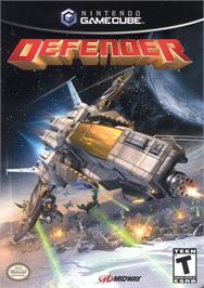 Box cover for Defender - For All Mankind on the Nintendo GameCube.
