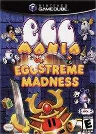 Box cover for Eggo Mania on the Nintendo GameCube.