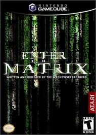 Box cover for Enter The Matrix on the Nintendo GameCube.
