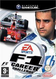 Box cover for F1 Career Challenge on the Nintendo GameCube.
