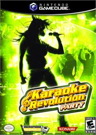 Box cover for Karaoke Revolution Party on the Nintendo GameCube.
