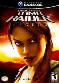 Box cover for Lara Croft Tomb Raider: Legend on the Nintendo GameCube.