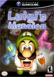 Box cover for Luigi's Mansion on the Nintendo GameCube.