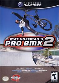 Box cover for Mat Hoffman's Pro Bmx 2 on the Nintendo GameCube.