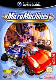 Box cover for Micro Machines on the Nintendo GameCube.