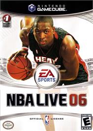 Box cover for Nba Live 06 on the Nintendo GameCube.