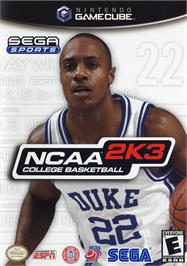 Box cover for Ncaa College Basketball 2k3 on the Nintendo GameCube.