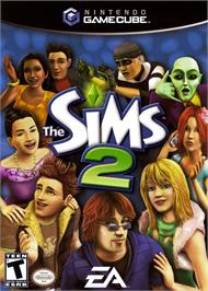 Box cover for Sims 2, The on the Nintendo GameCube.