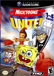 Box cover for SpongeBob SquarePants and Friends - Unite! on the Nintendo GameCube.