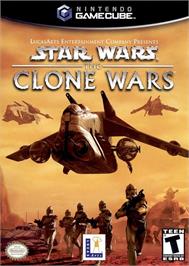 Box cover for Star Wars - The Clone Wars on the Nintendo GameCube.