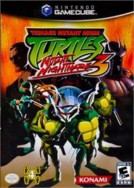 Box cover for Teenage Mutant Ninja Turtles 3 - Mutant Nightmare on the Nintendo GameCube.