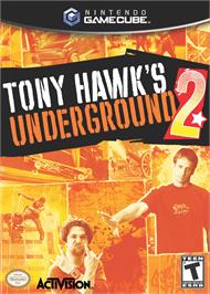 Box cover for Tony Hawk's Underground 2 on the Nintendo GameCube.