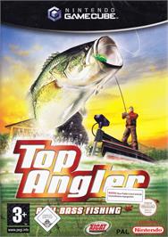 Box cover for Top Angler - Real Bass Fishing on the Nintendo GameCube.