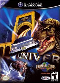 Box cover for Universal Studios Theme Park Adventure on the Nintendo GameCube.