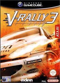 Box cover for V-rally 3 on the Nintendo GameCube.