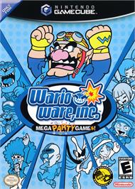 Box cover for Wario Ware Inc. - Mega Party Game$! on the Nintendo GameCube.