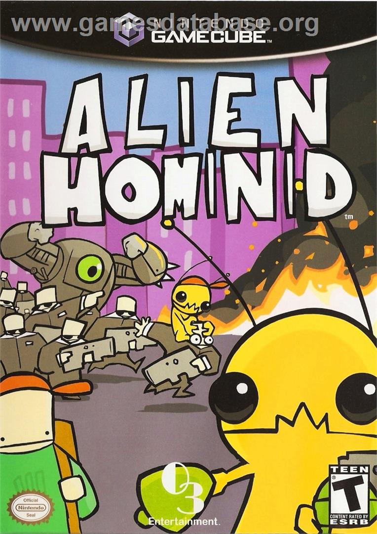 Alien Hominid - Nintendo GameCube - Artwork - Box