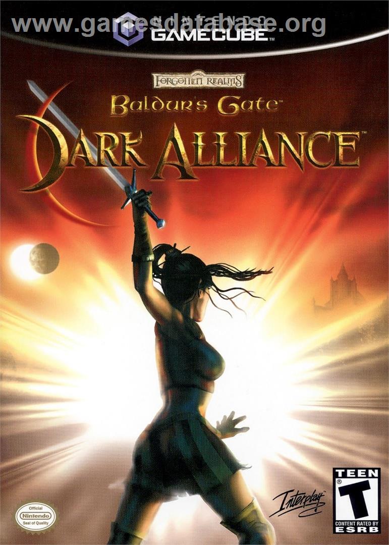 Baldur's Gate - Dark Alliance - Nintendo GameCube - Artwork - Box