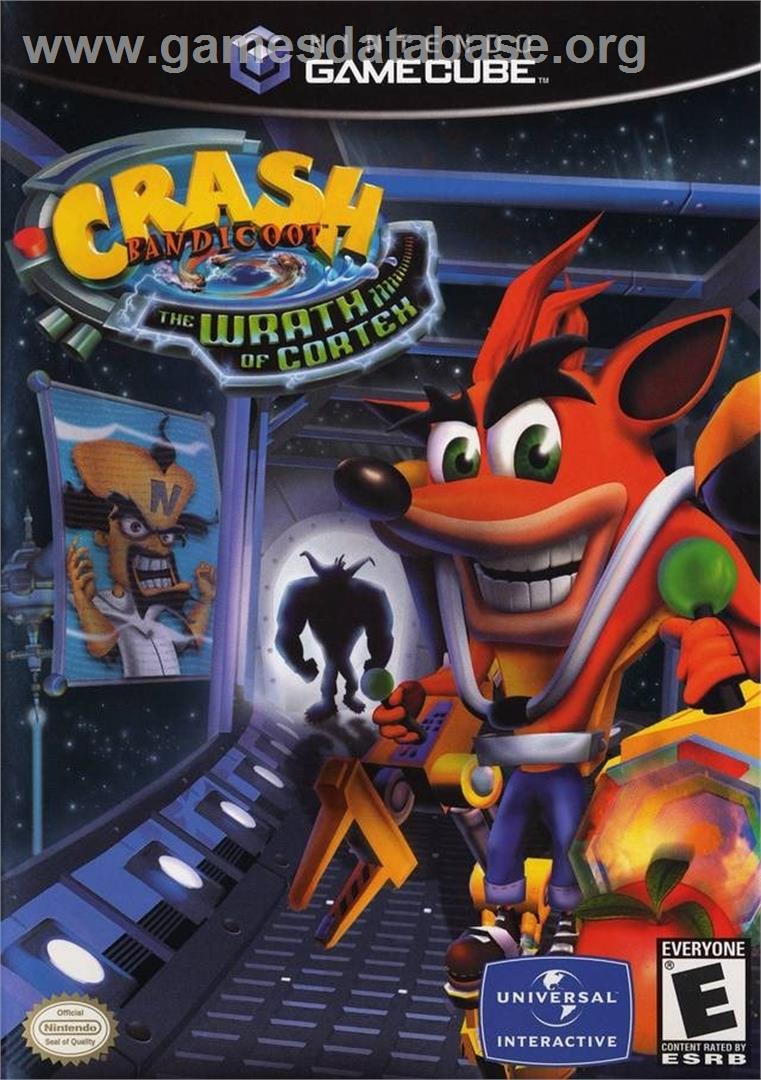 Crash Bandicoot - The Wrath Of Cortex - Nintendo GameCube - Artwork - Box