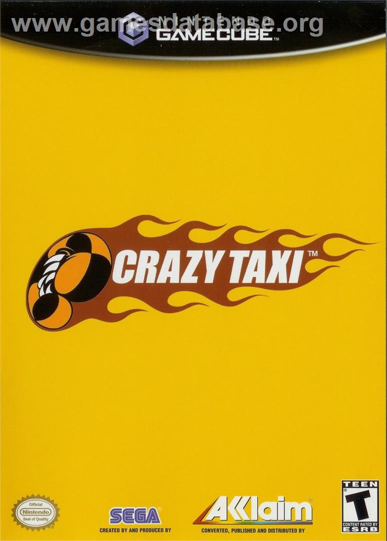 Crazy Taxi - Nintendo GameCube - Artwork - Box