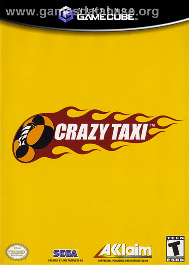 Crazy Taxi - Nintendo GameCube - Artwork - Box